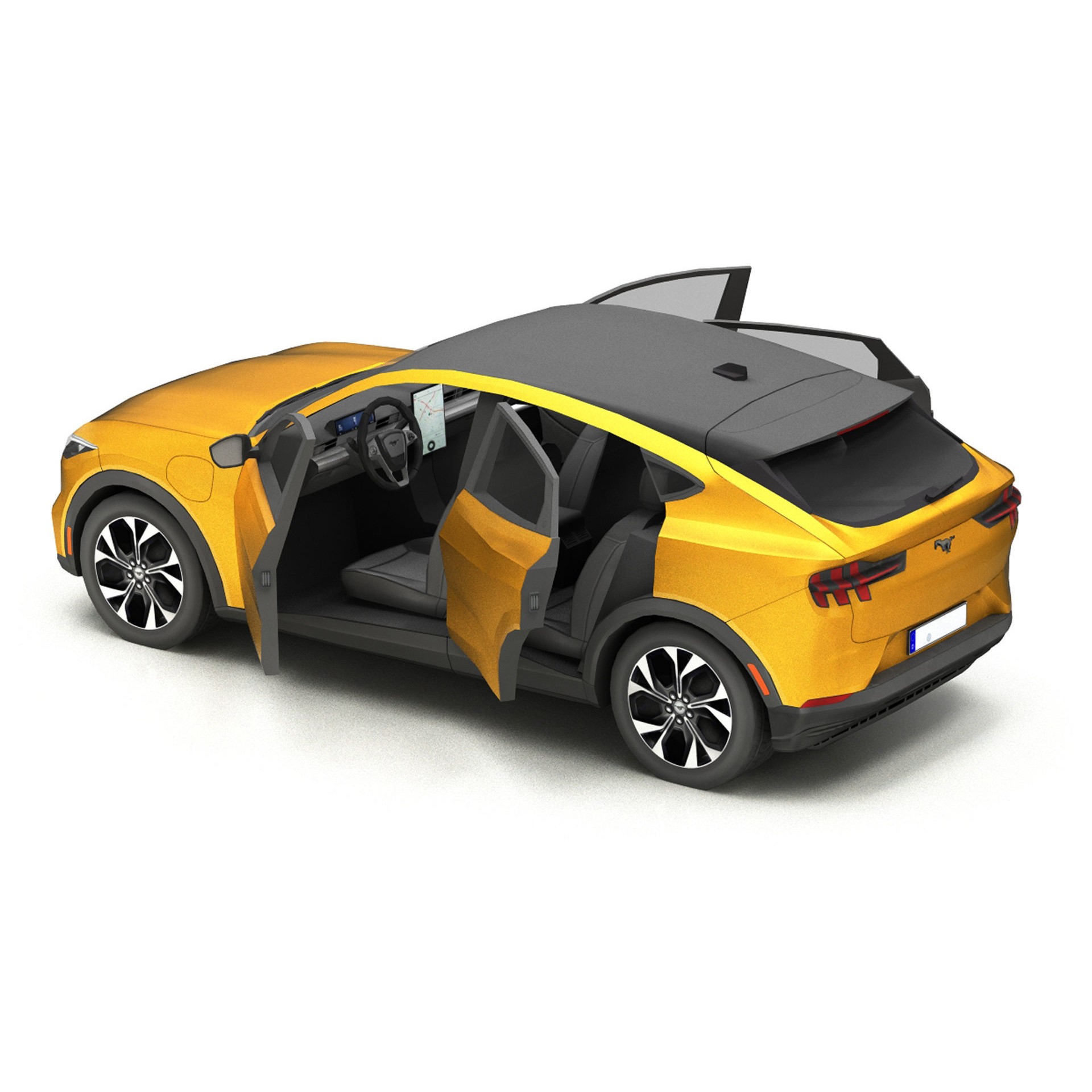 Low Poly Cars Pack 1 - Low-Poly Game-Ready 3D Model