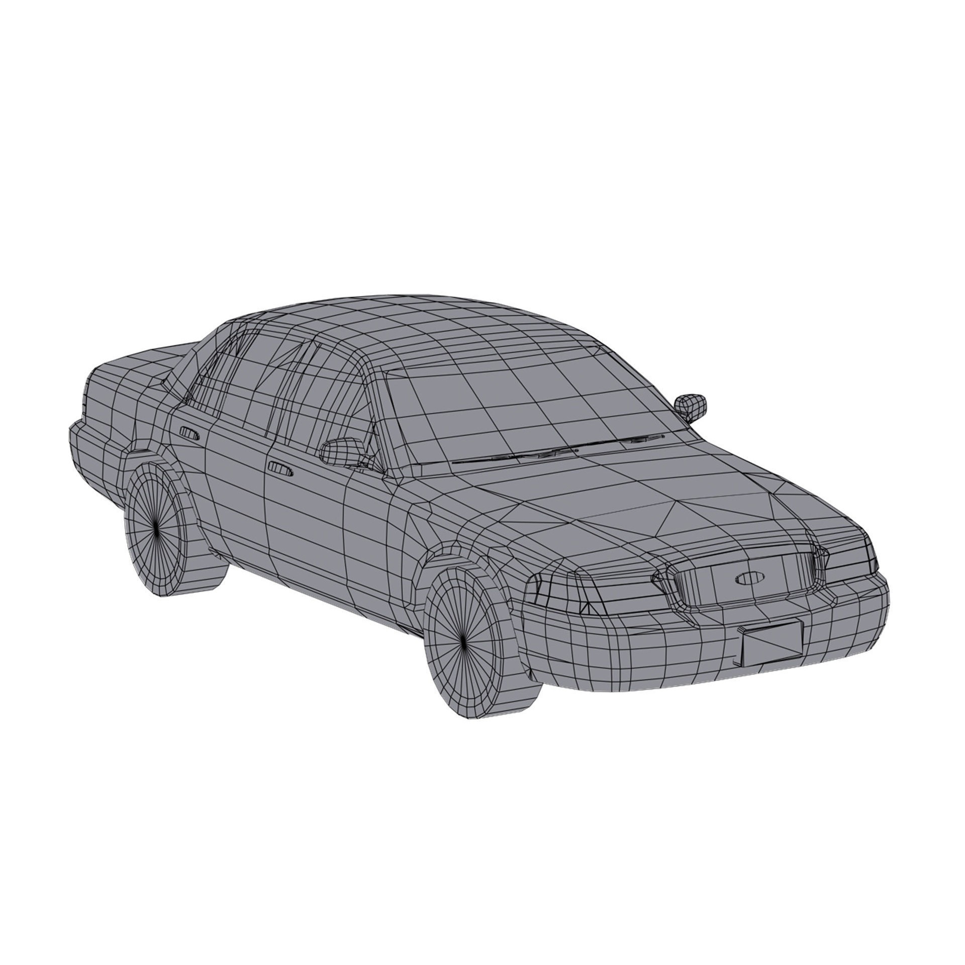 Low Poly Cars Pack 1 - Low-Poly Game-Ready 3D Model - View 17
