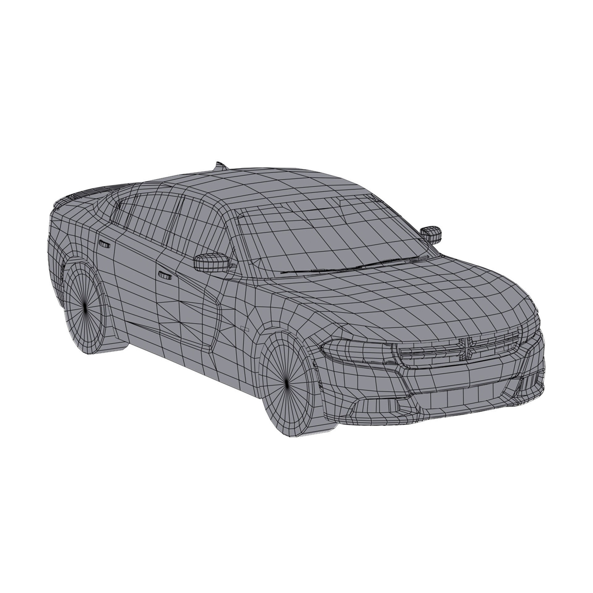 Low Poly Cars Pack 1 - Low-Poly Game-Ready 3D Model - View 20