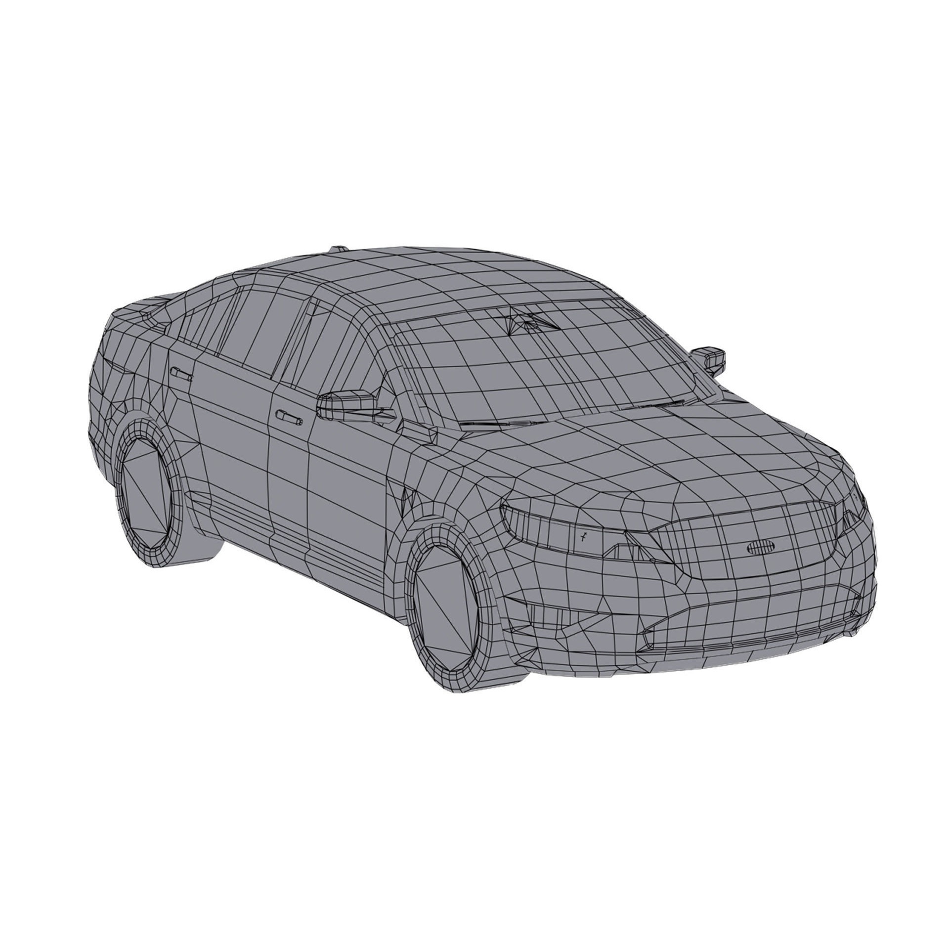 Low Poly Cars Pack 1 - Low-Poly Game-Ready 3D Model - View 26