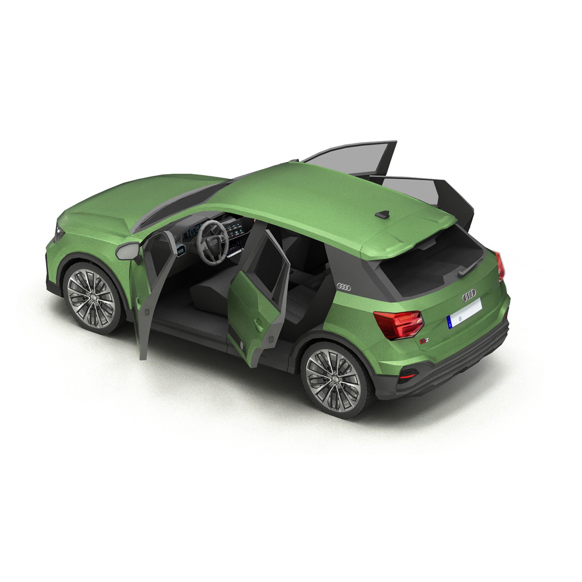 Low Poly Cars Pack 1 - Low-Poly Game-Ready 3D Model - View 40