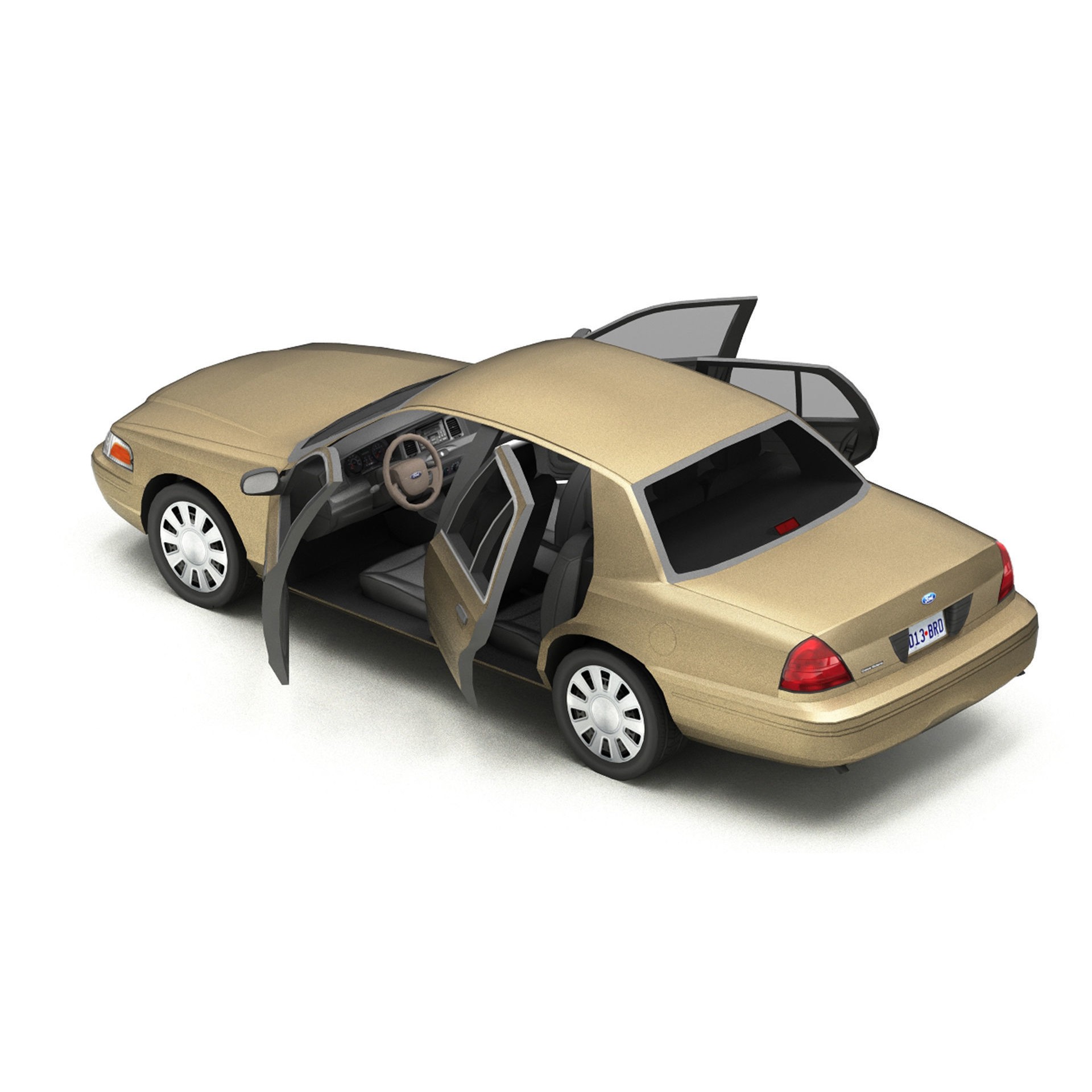 Low Poly Cars Pack 1 - Low-Poly Game-Ready 3D Model - View 41