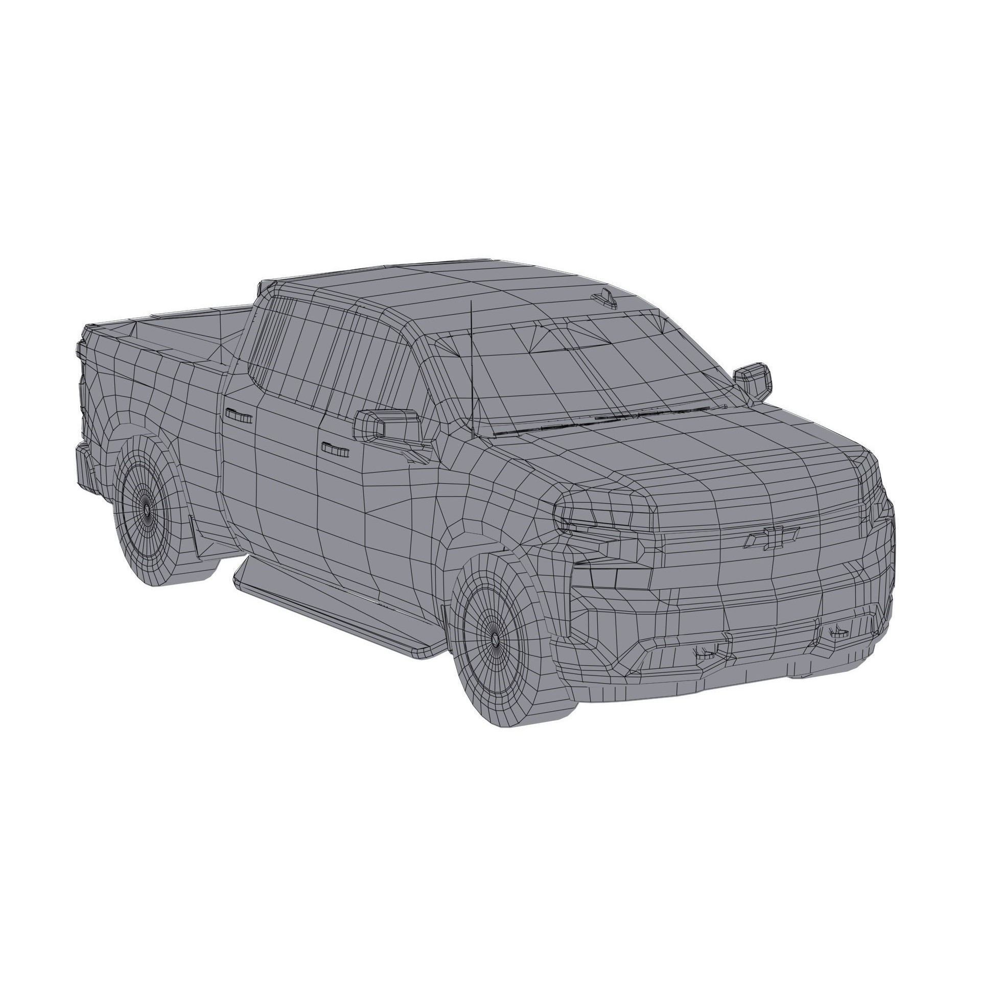 Low Poly Cars Pack 1 - Low-Poly Game-Ready 3D Model - View 8