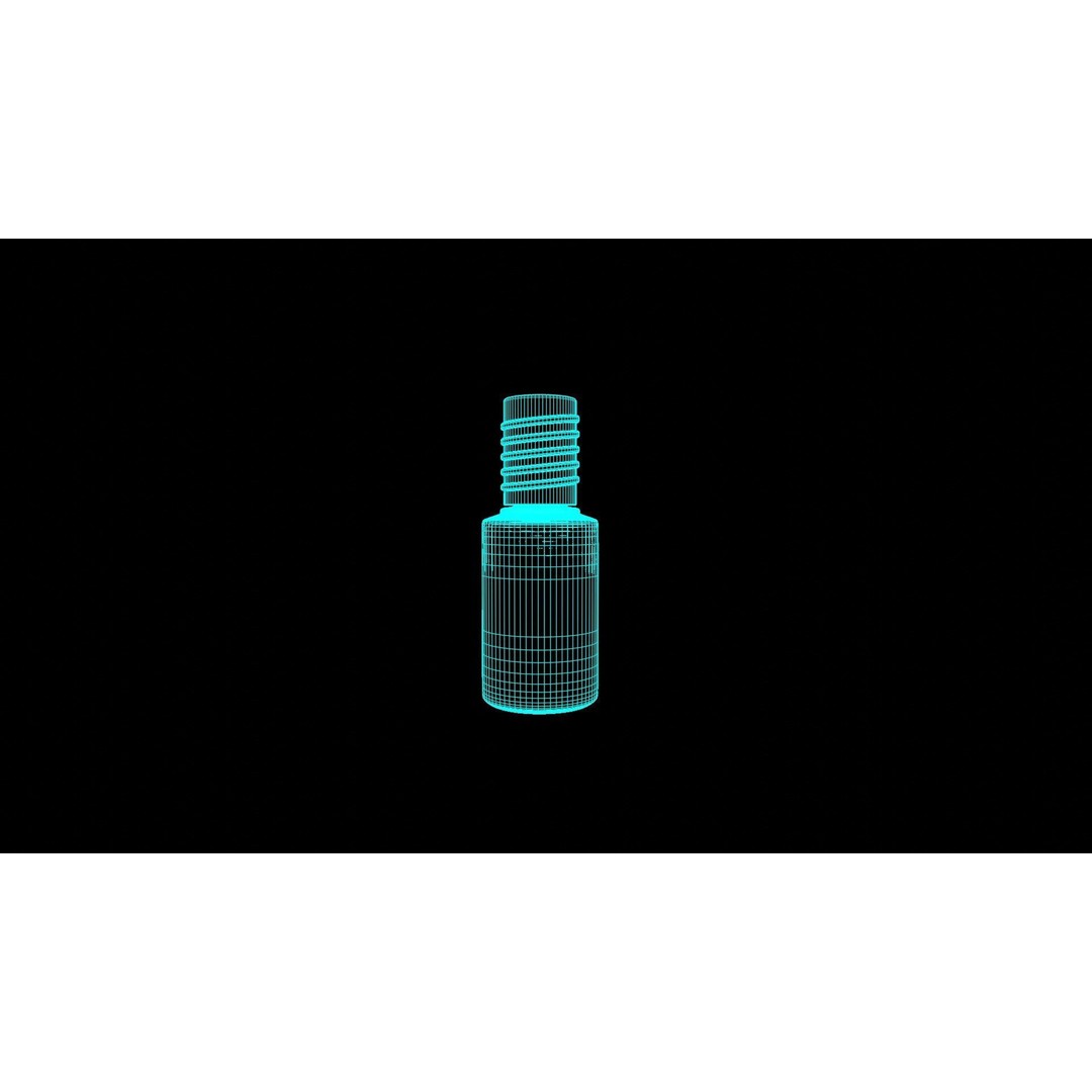 Nail Strengthening Liquid 3D Model – Low Poly PBR Asset, FBX, OBJ