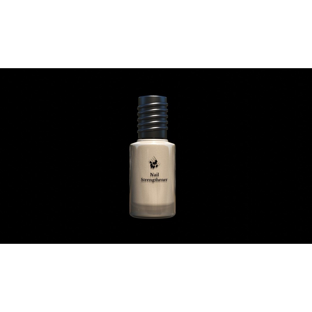 Nail Strengthening Liquid 3D Model – Low Poly PBR Asset, FBX, OBJ - View 3
