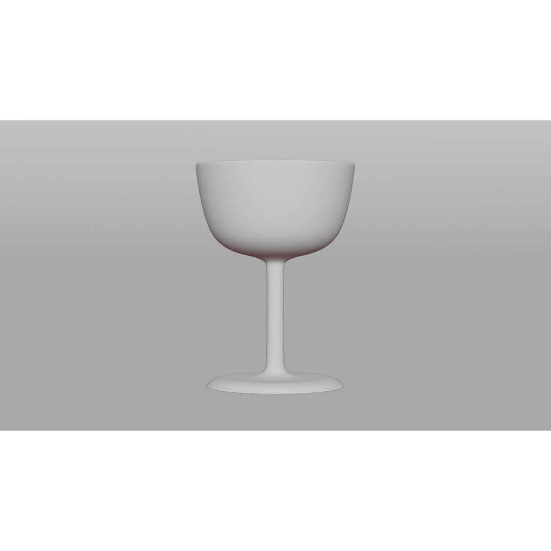 Scratched Silver Goblet Glass 3D Model – Vintage PBR Asset, FBX/OBJ - View 10