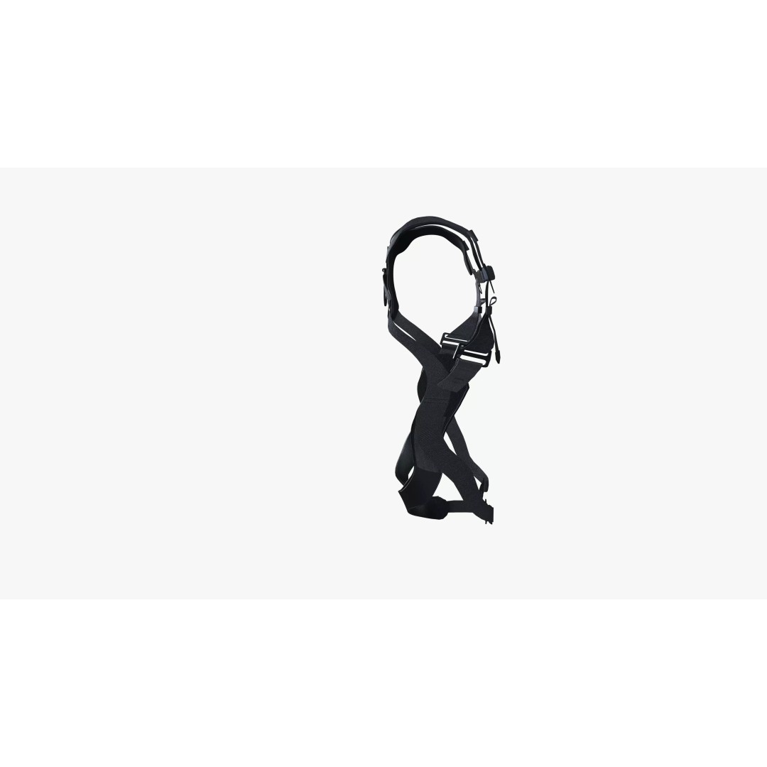 Safety Harness 3D Model – Premium Black Adjustable Gear, FBX - View 10