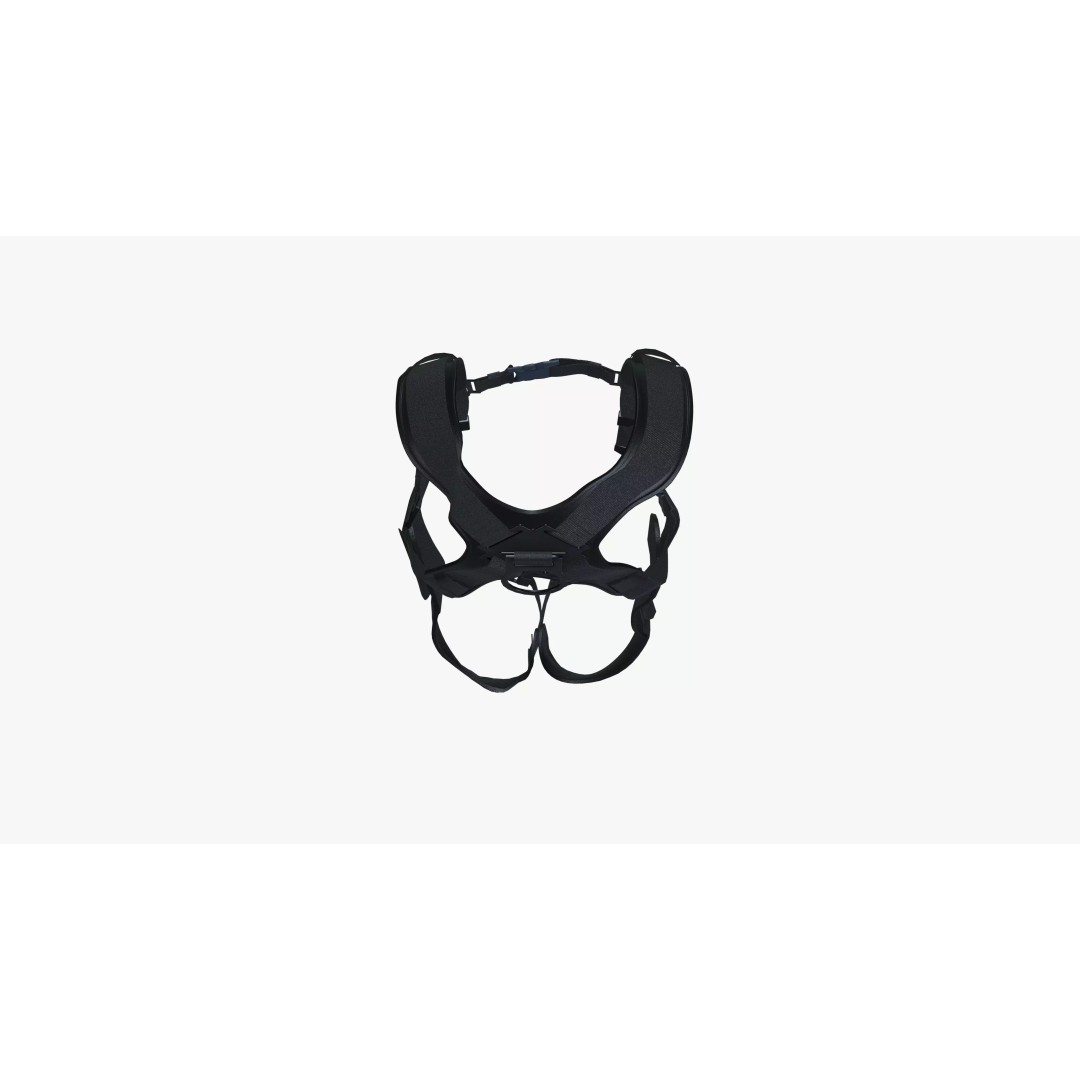 Safety Harness 3D Model – Premium Black Adjustable Gear, FBX - View 12