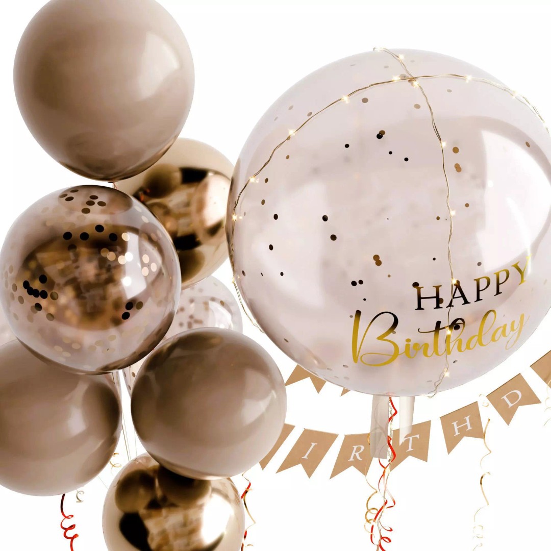 Holiday Balloons 3D Model – PBR Textured Blender Asset, FBX, OBJ - View 4