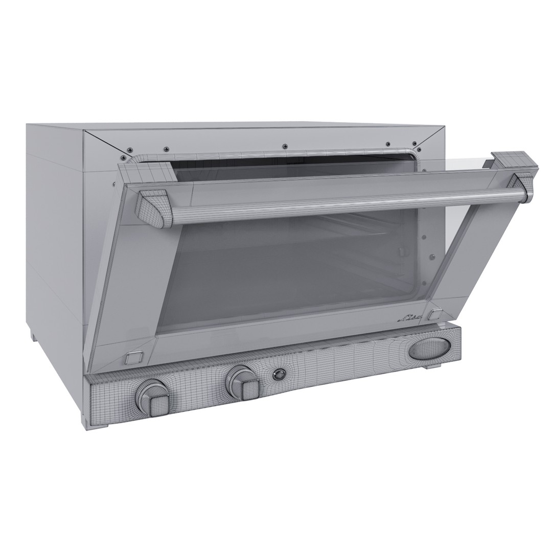 Convection Oven Unox XF013 Lisa 3D Model – PBR Textured, Game-Ready Formats - View 4