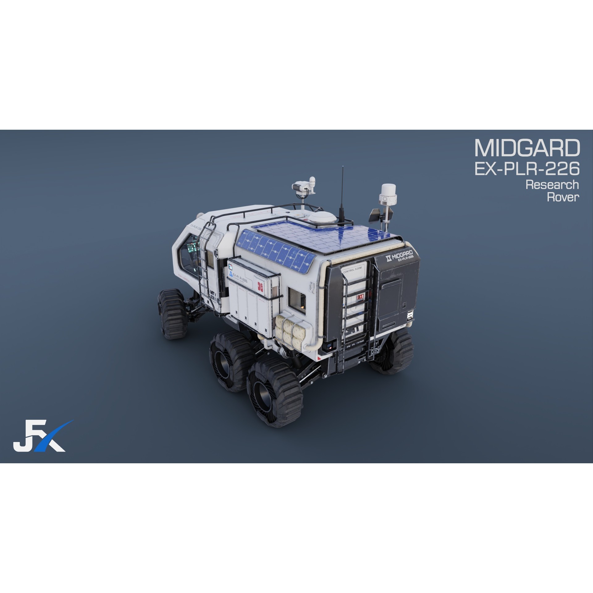 Midgard Expedition Vehicle - Low-Poly Game-Ready 3D Model - View 16