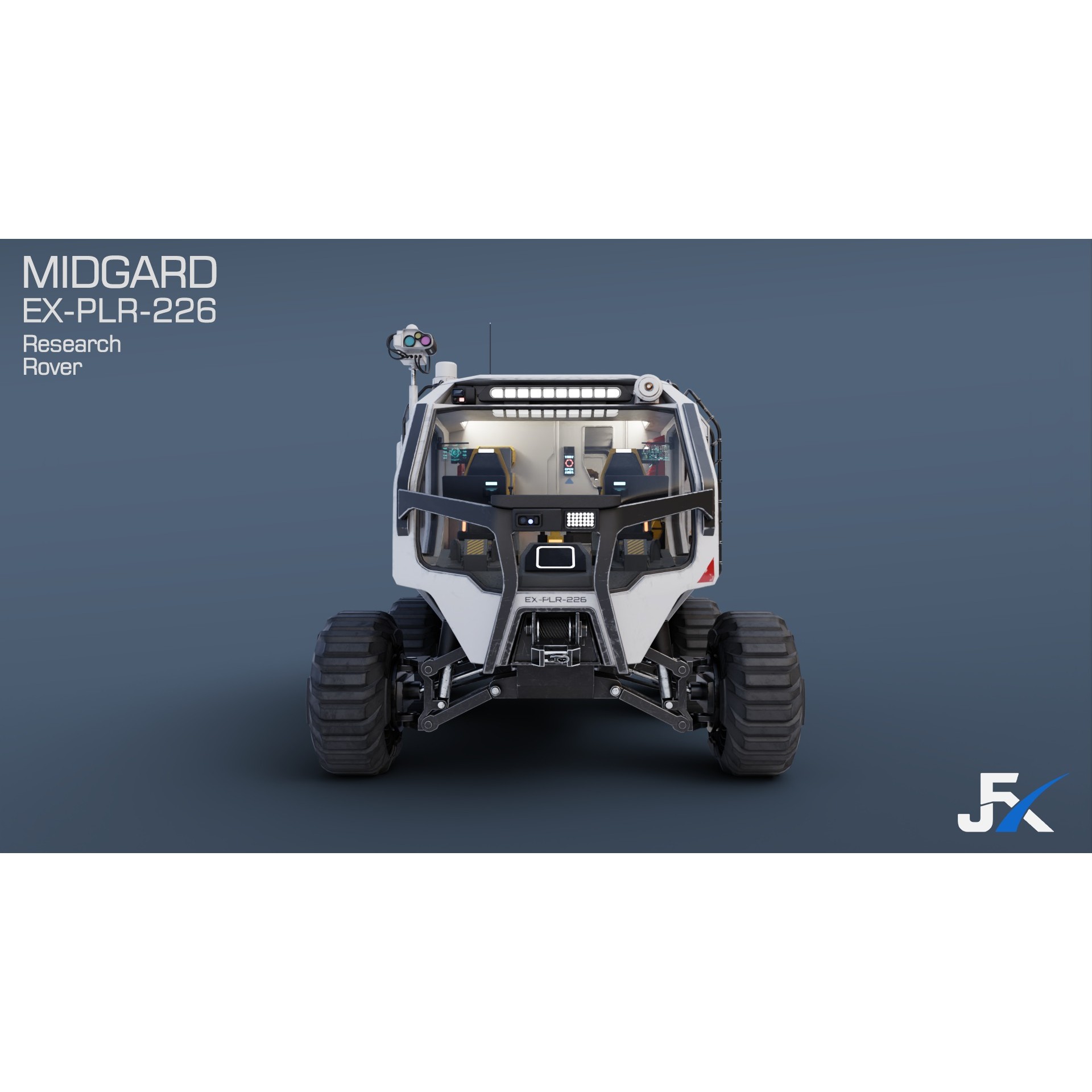Midgard Expedition Vehicle - Low-Poly Game-Ready 3D Model - View 18