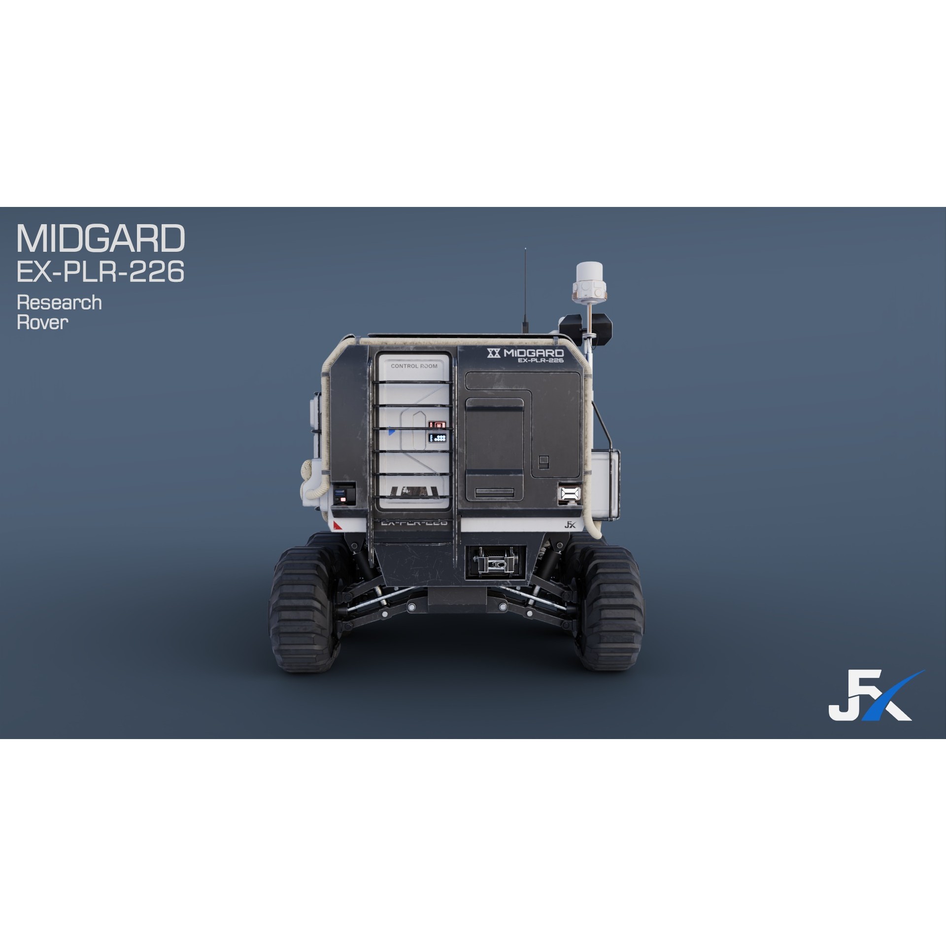 Midgard Expedition Vehicle - Low-Poly Game-Ready 3D Model - View 20