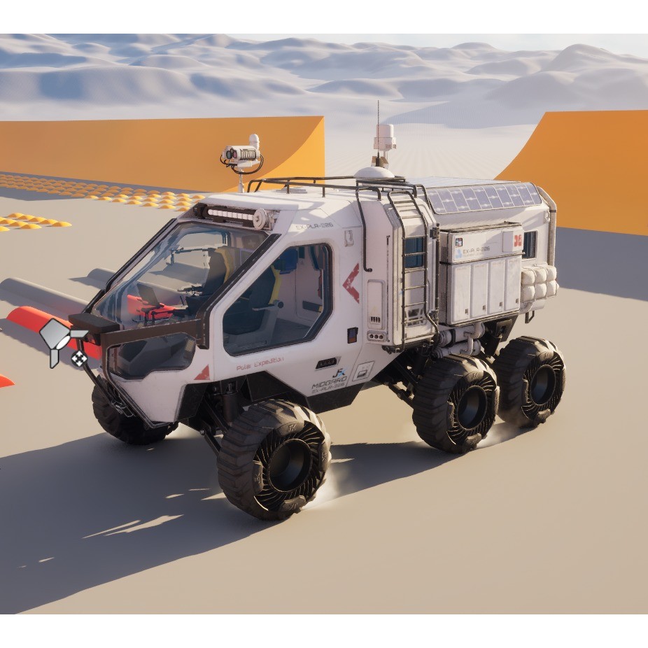 Midgard Expedition Vehicle - Low-Poly Game-Ready 3D Model - View 32