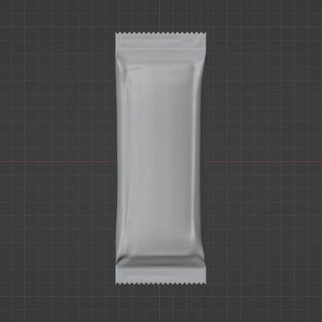 Granola Bar 3D Model – PBR Snack Packaging Mockup, Blender & FBX - View 7