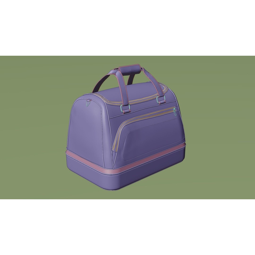 Handbag 3D Model – Versatile Fashion Accessory, PBR Textures, FBX - View 9