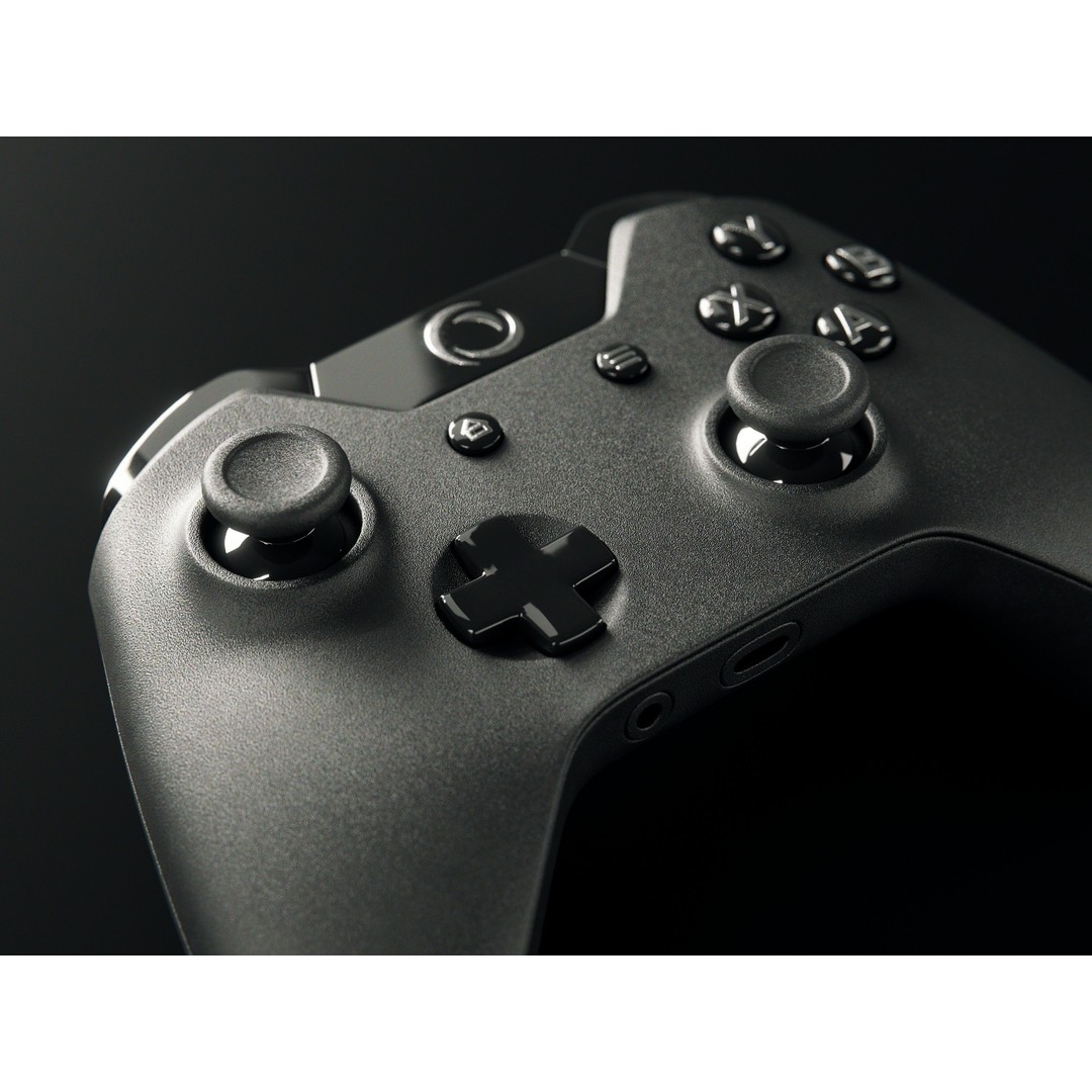 Game Controller 3D Model – High Poly PBR Asset, FBX & Blender - View 3