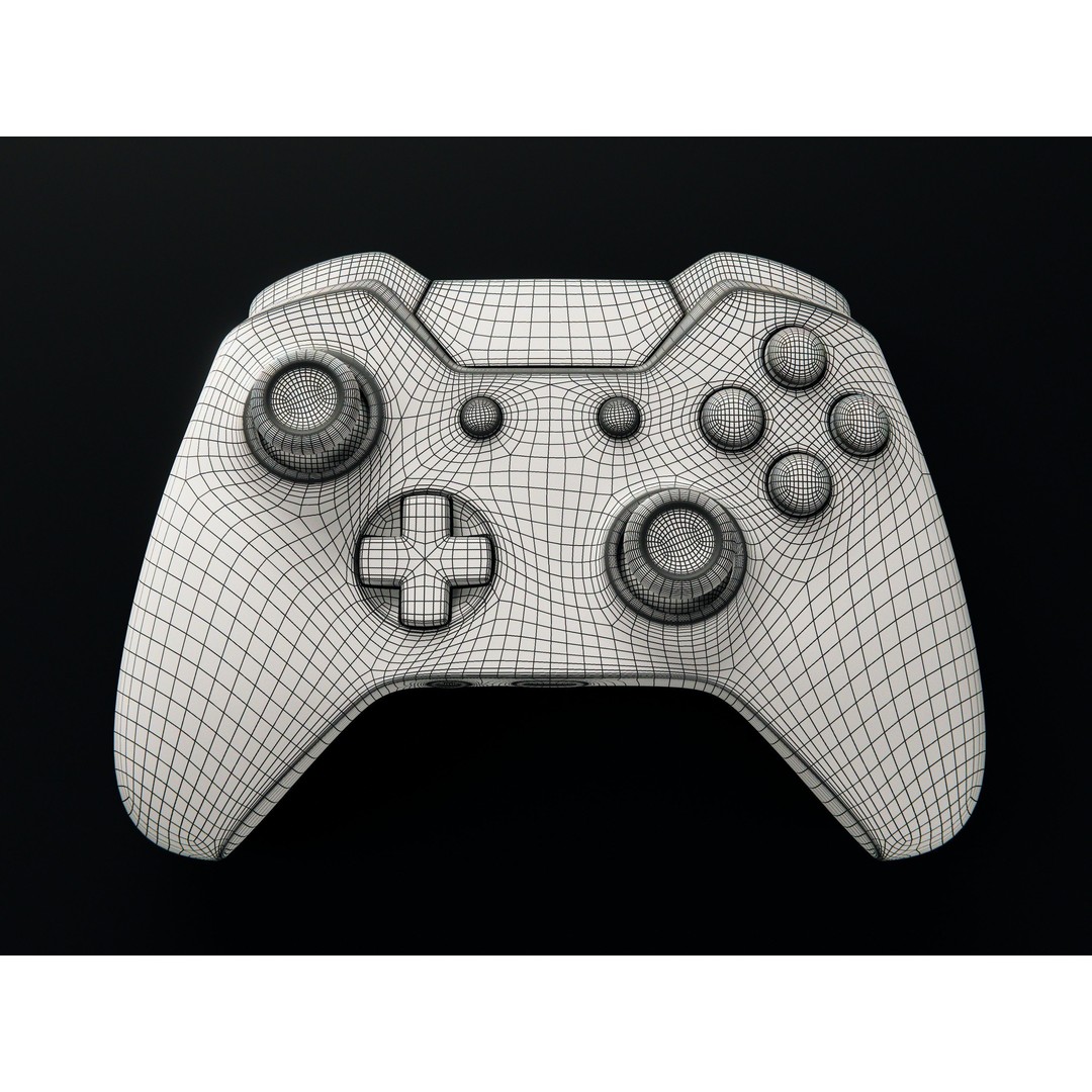 Game Controller 3D Model – High Poly PBR Asset, FBX & Blender - View 5