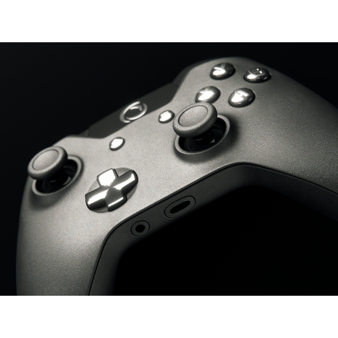 Game Controller 3D Model – High Poly PBR Asset, FBX & Blender - View 9
