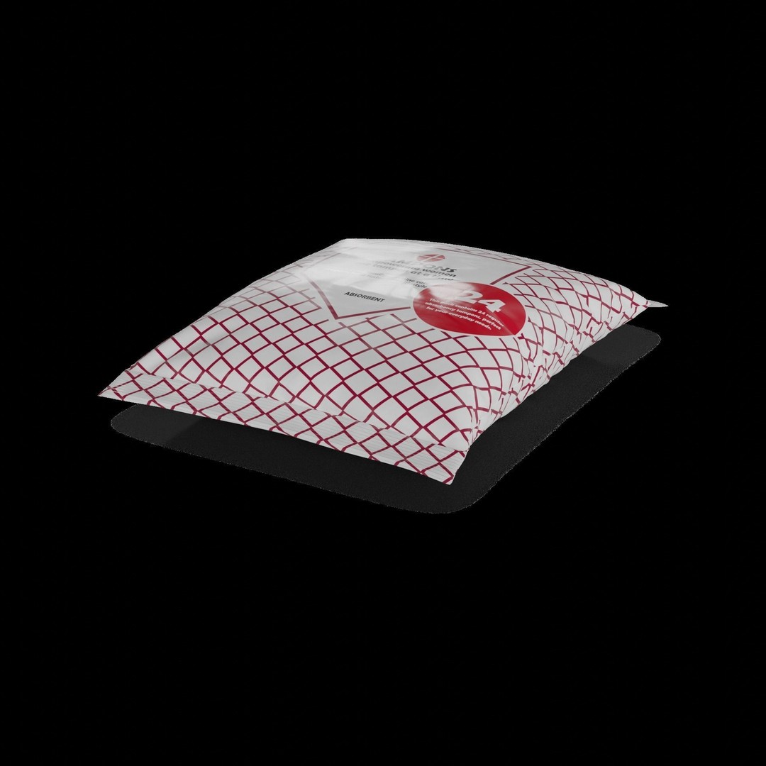 Tampons 3D Model – Low Poly Household Asset, FBX, PBR Textures