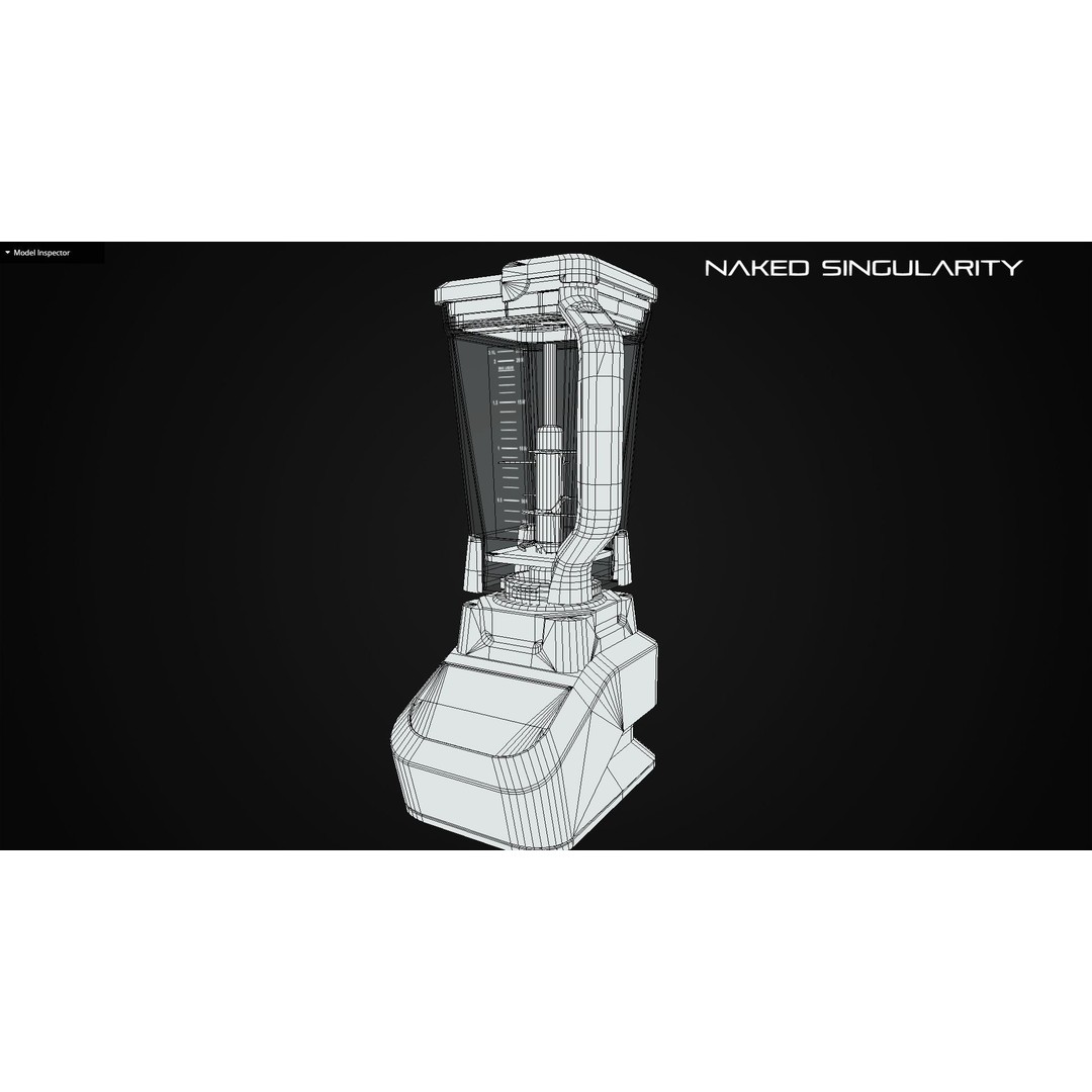 Blender 3D Model – Low Poly Appliance with PBR Textures, FBX