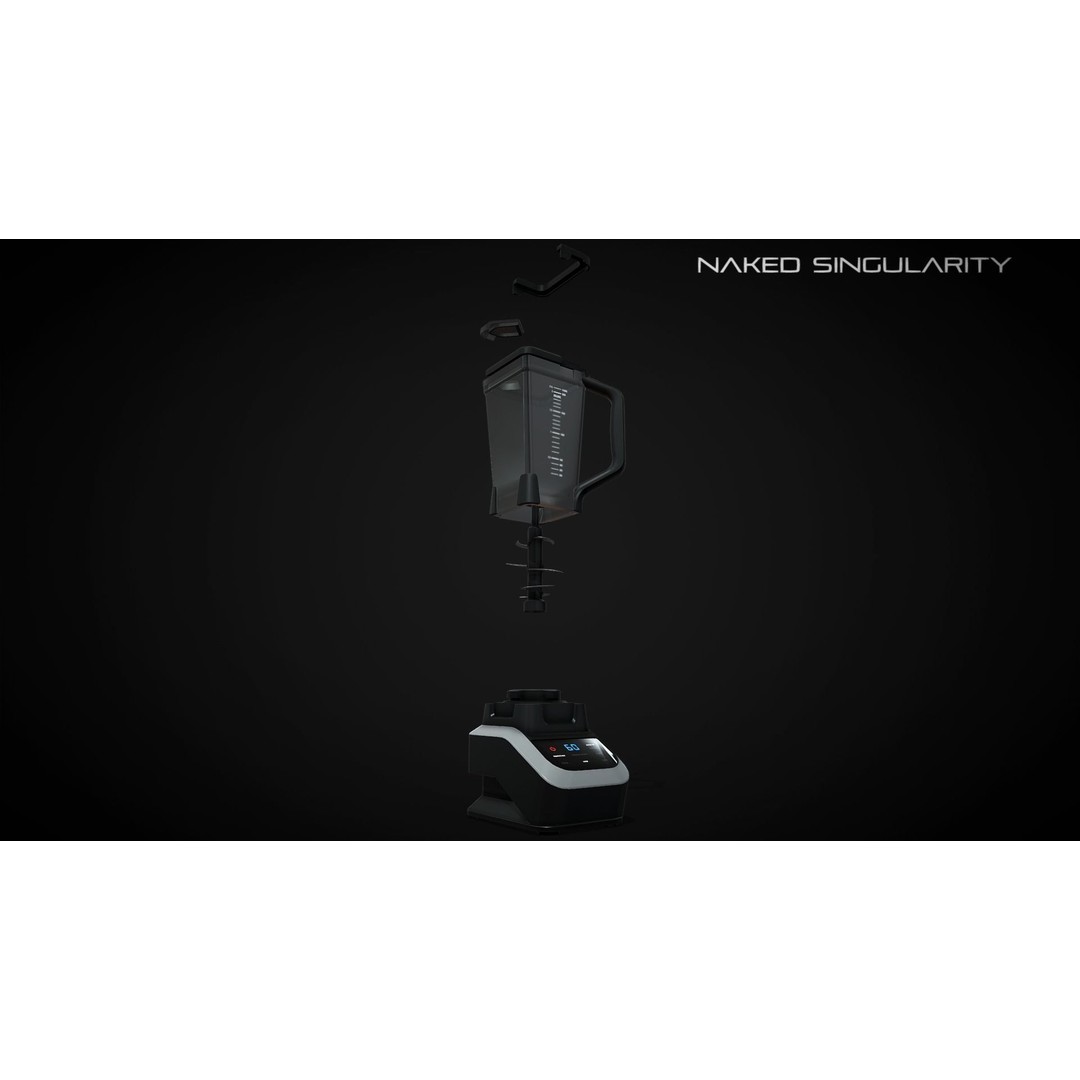 Blender 3D Model – Low Poly Appliance with PBR Textures, FBX - View 6