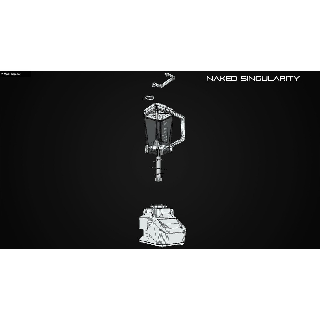 Blender 3D Model – Low Poly Appliance with PBR Textures, FBX - View 7