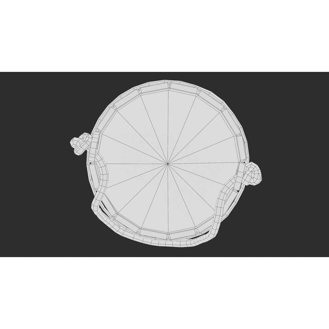 Wooden Medieval Bucket 3D Model – Low Poly PBR Game Asset, FBX - View 39