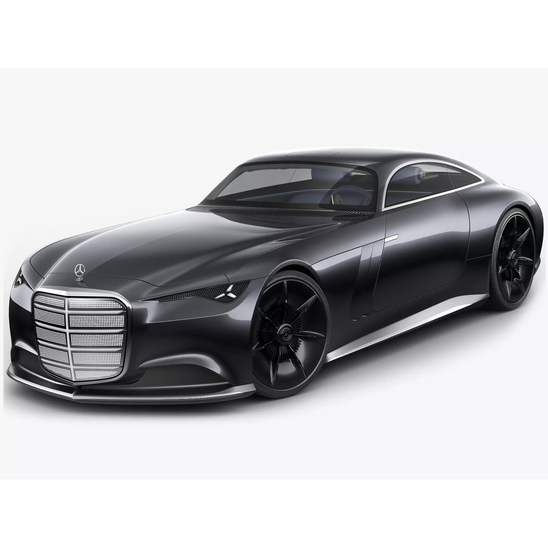 Mercedes-Benz Vision Iconic Concept 2025 - Game-Ready 3D Model - View 2