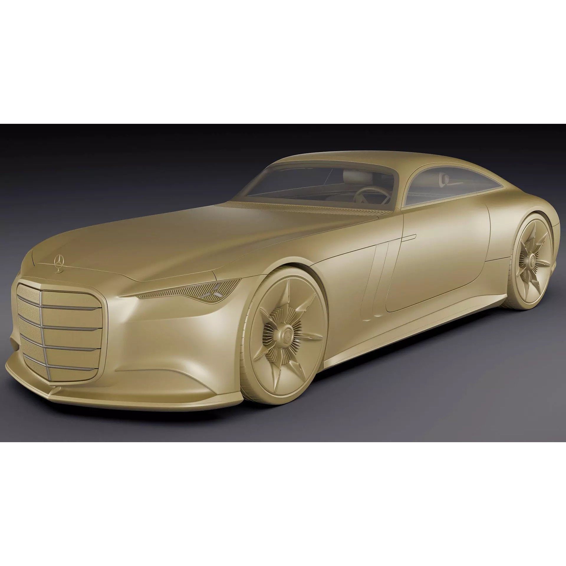 Mercedes-Benz Vision Iconic Concept 2025 - Game-Ready 3D Model - View 33