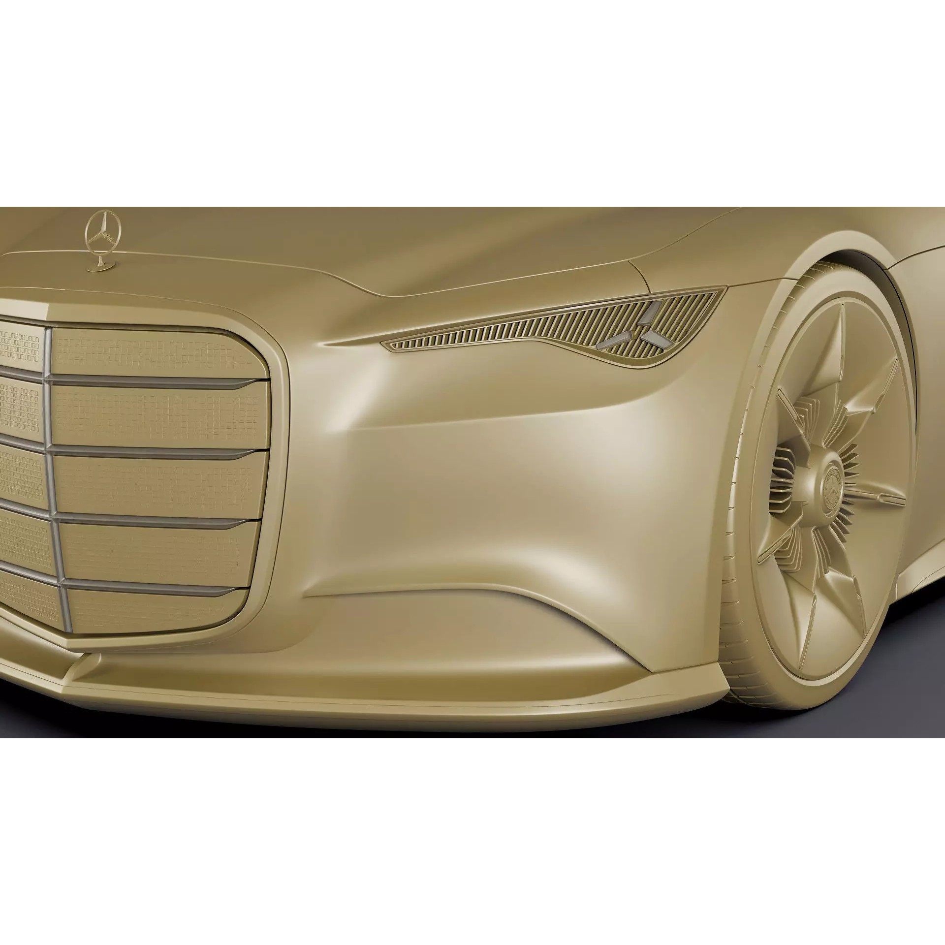 Mercedes-Benz Vision Iconic Concept 2025 - Game-Ready 3D Model - View 35