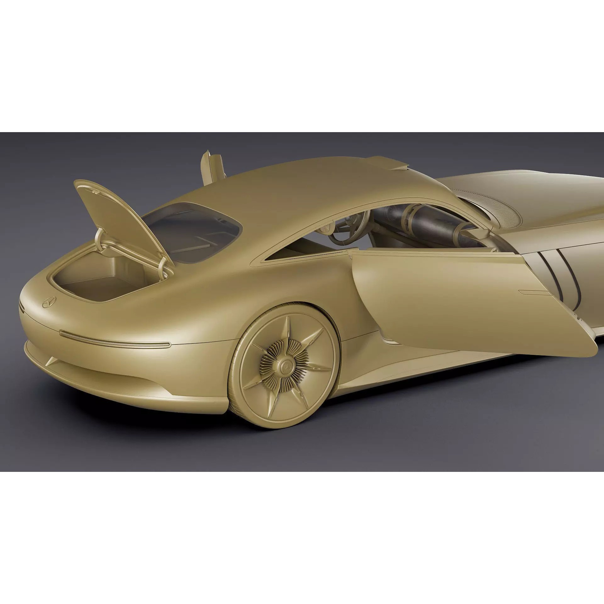 Mercedes-Benz Vision Iconic Concept 2025 - Game-Ready 3D Model - View 39