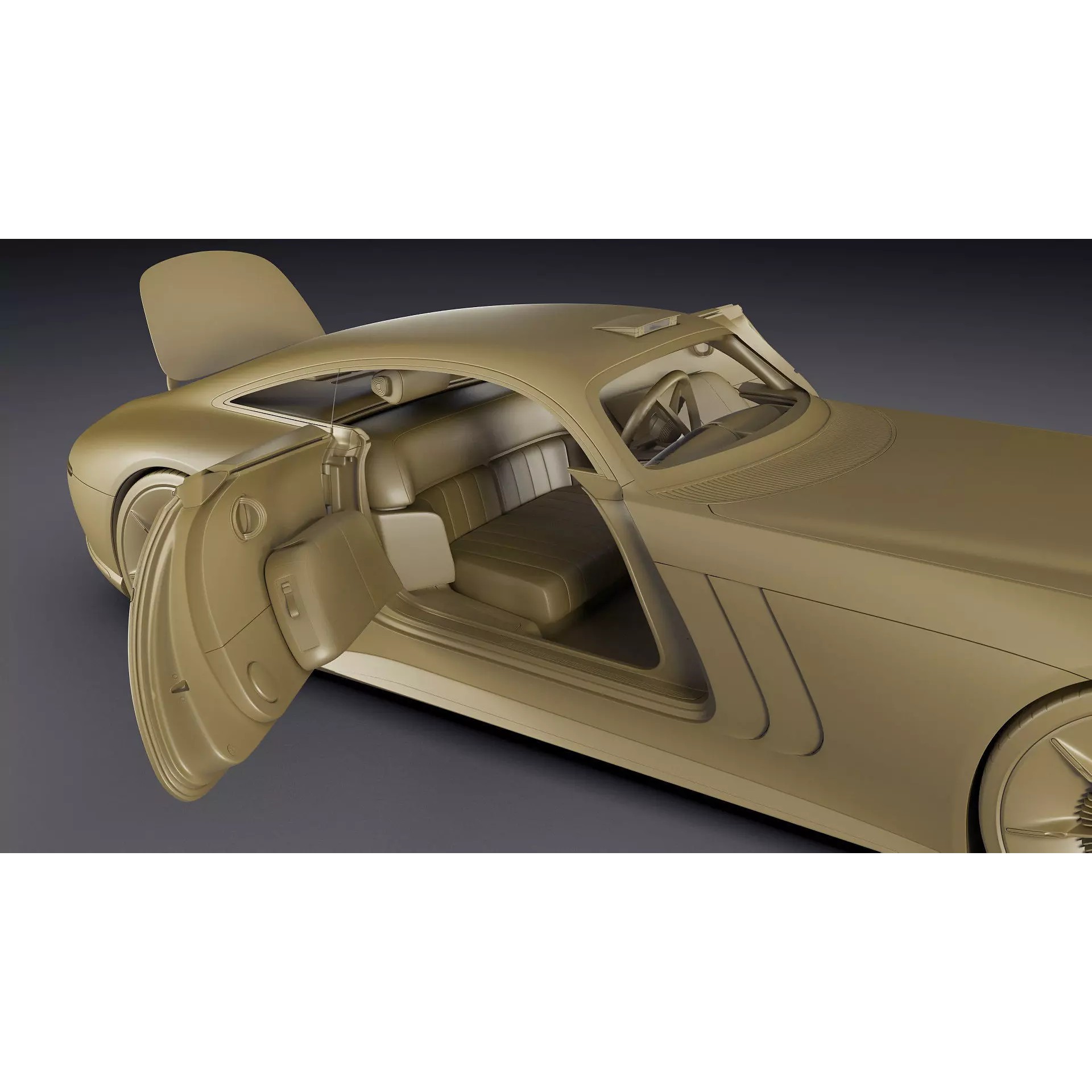 Mercedes-Benz Vision Iconic Concept 2025 - Game-Ready 3D Model - View 40