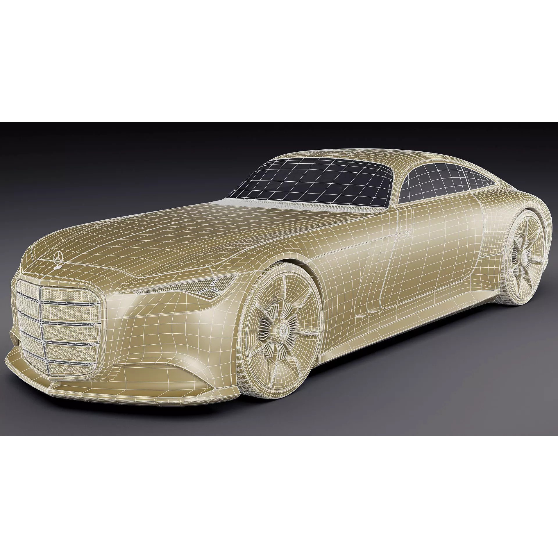 Mercedes-Benz Vision Iconic Concept 2025 - Game-Ready 3D Model - View 41