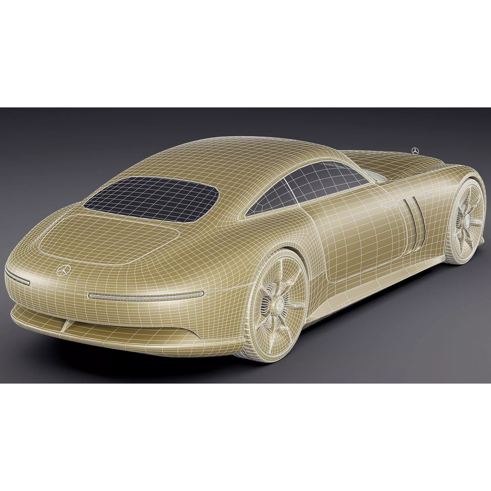 Mercedes-Benz Vision Iconic Concept 2025 - Game-Ready 3D Model - View 42