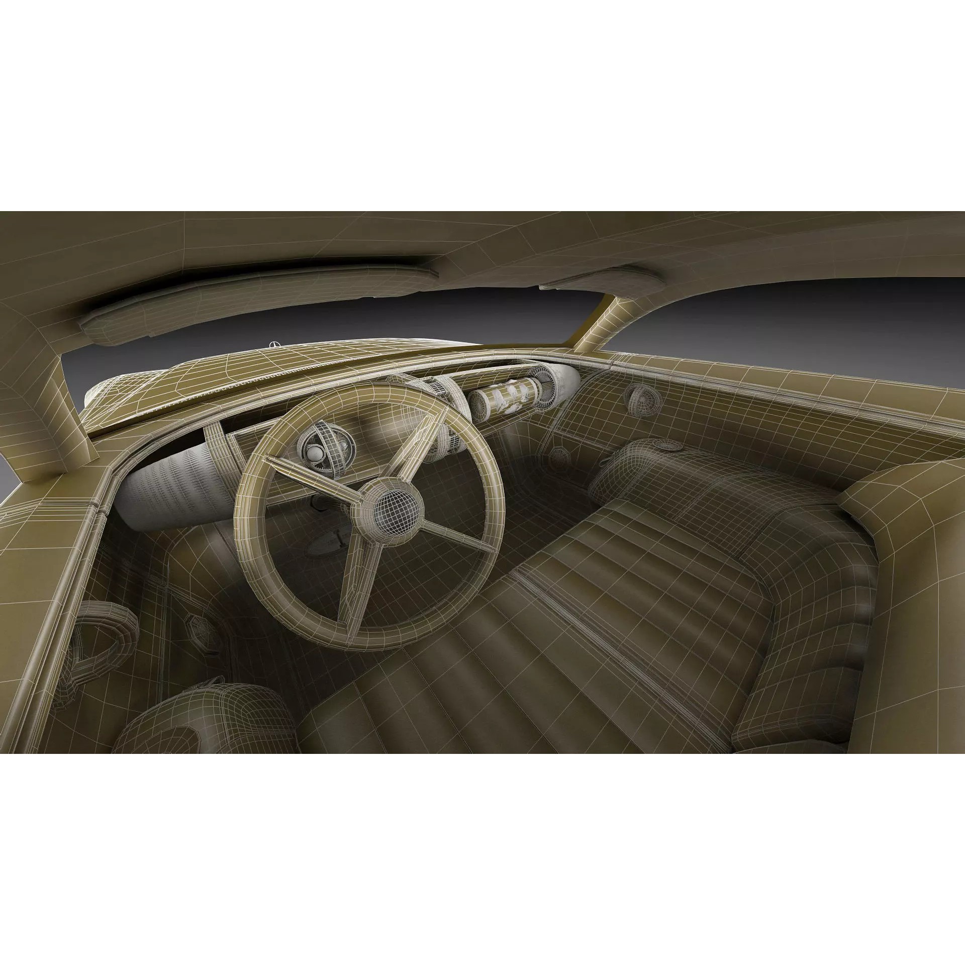 Mercedes-Benz Vision Iconic Concept 2025 - Game-Ready 3D Model - View 43