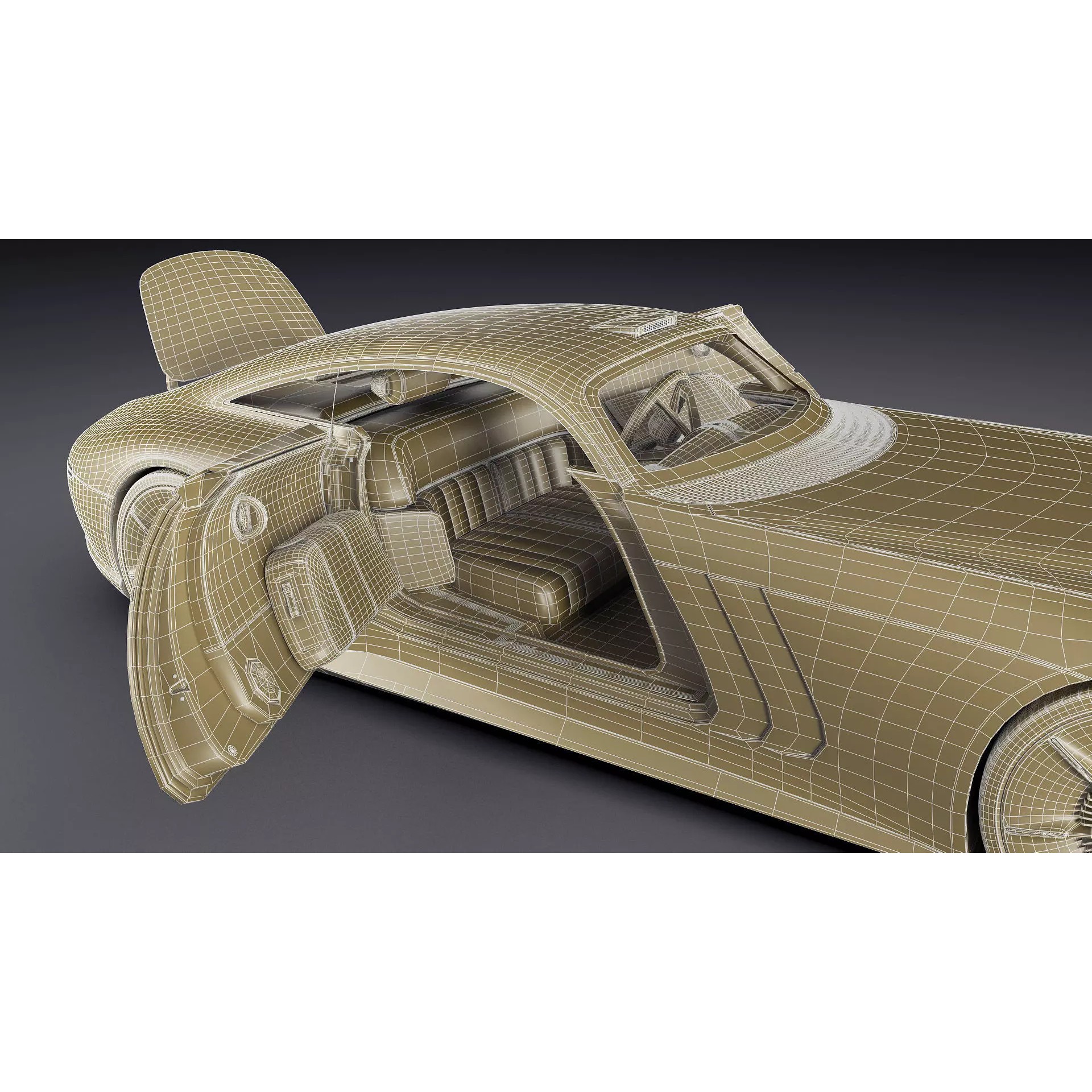 Mercedes-Benz Vision Iconic Concept 2025 - Game-Ready 3D Model - View 44