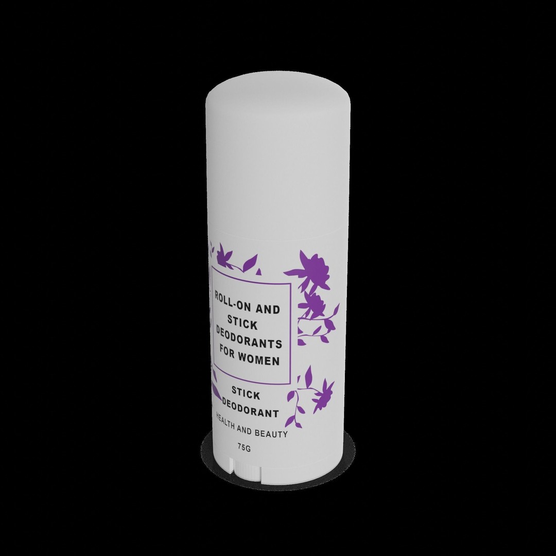 Stick Deodorant 3D Model – Low Poly Household Asset, FBX