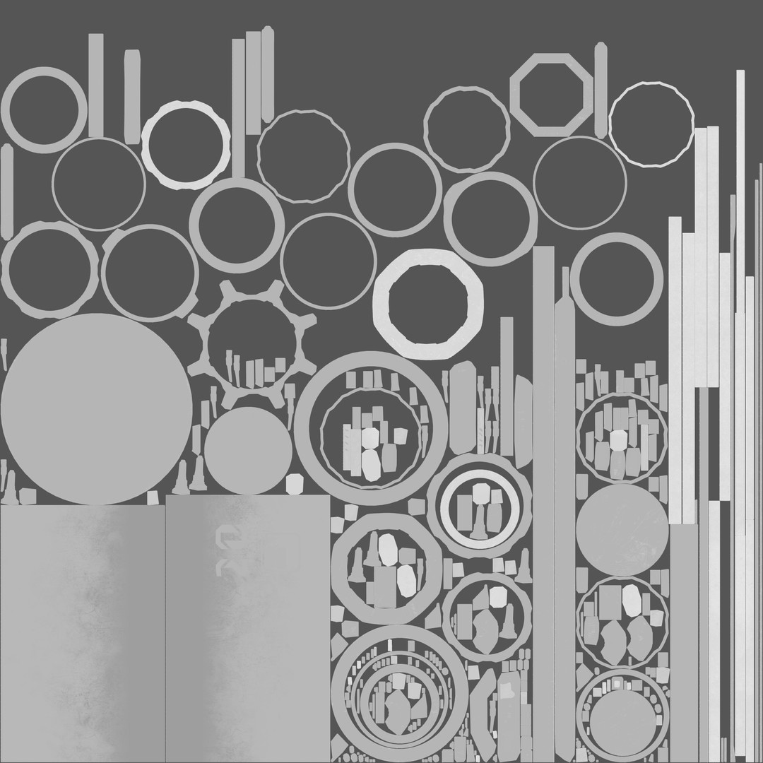 Sci-fi Capsule 3D Model – Low Poly Game Asset, FBX, PBR Textures - View 11