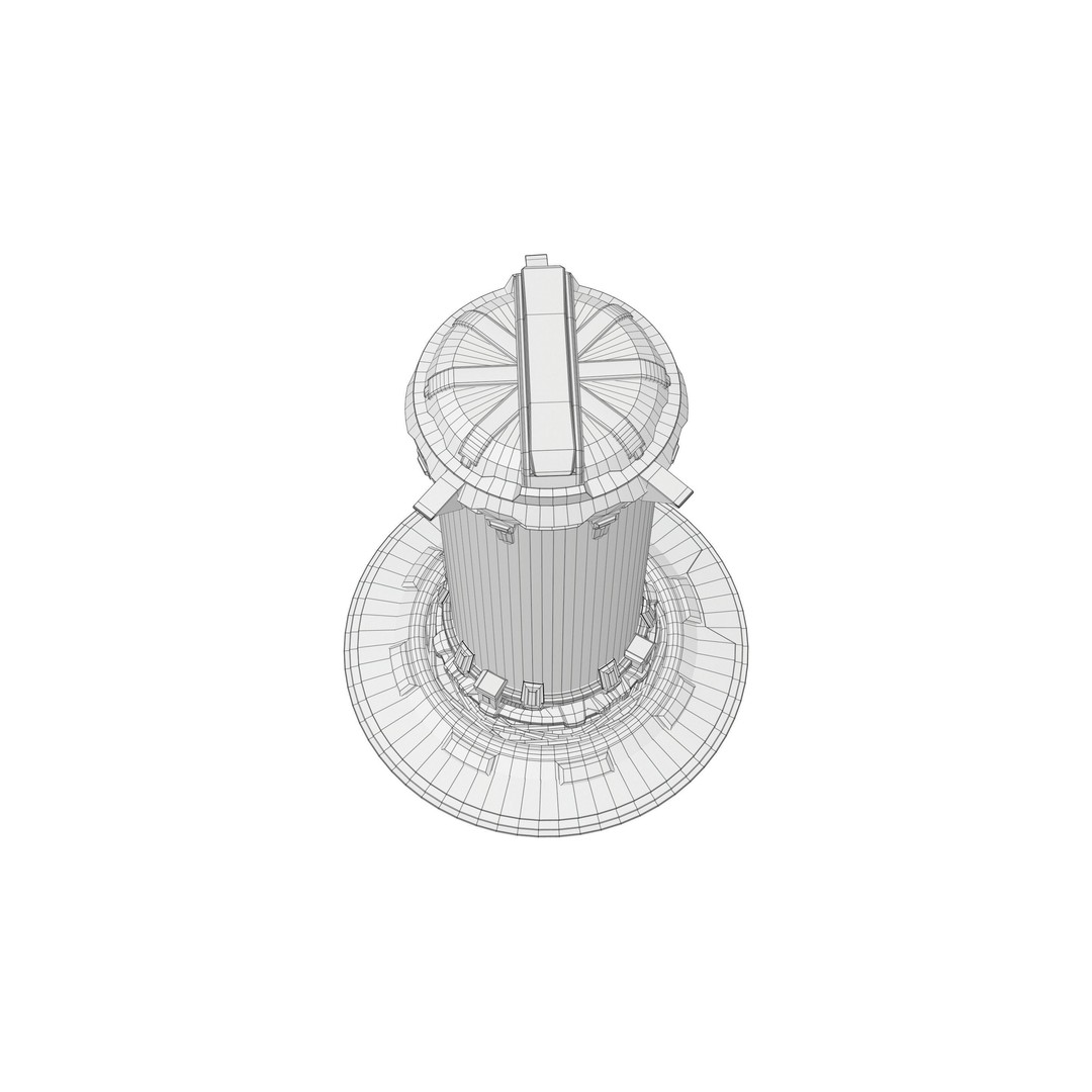 Sci-fi Capsule 3D Model – Low Poly Game Asset, FBX, PBR Textures - View 7