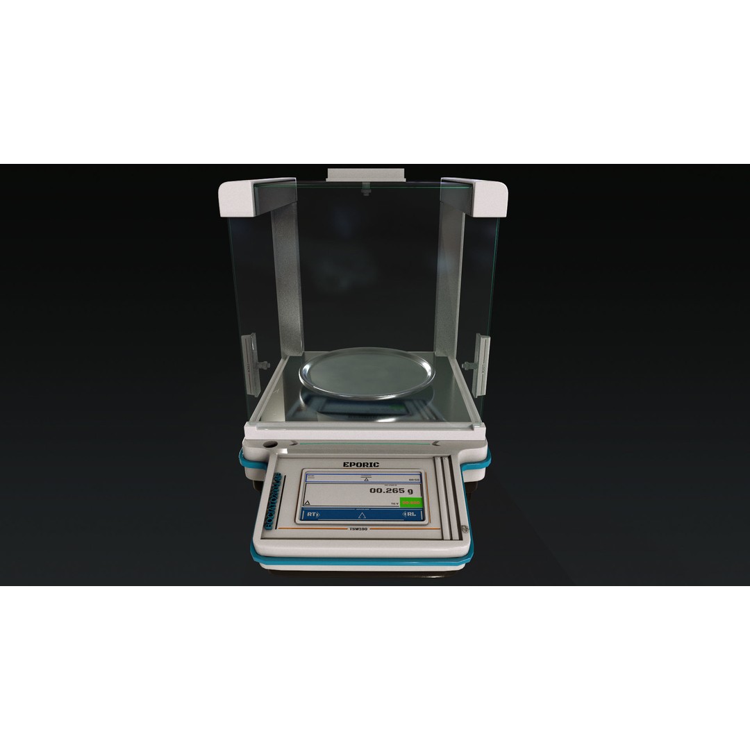 Laboratory Equipment 3D Model – Low Poly PBR Asset, FBX, OBJ - View 13