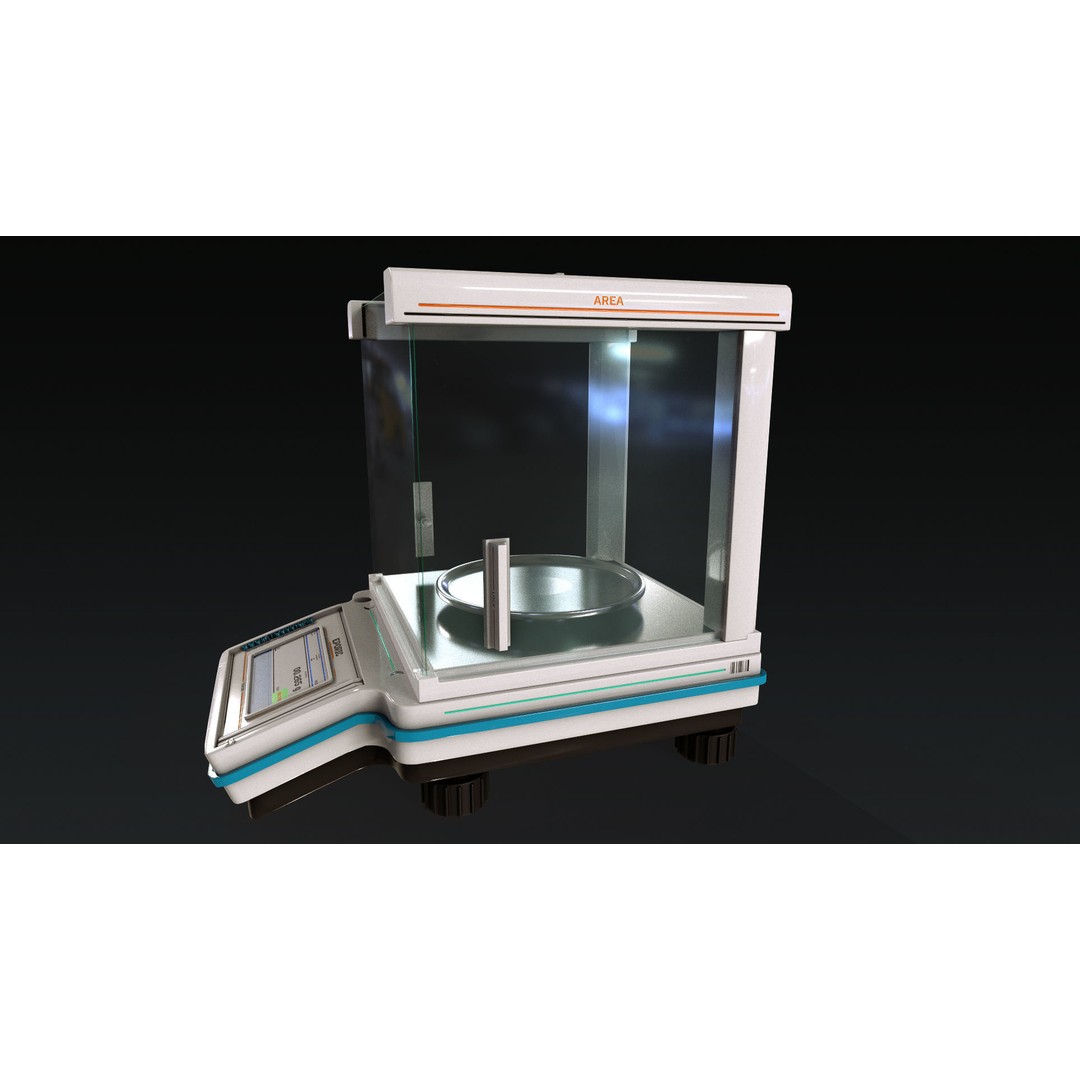 Laboratory Equipment 3D Model – Low Poly PBR Asset, FBX, OBJ - View 14