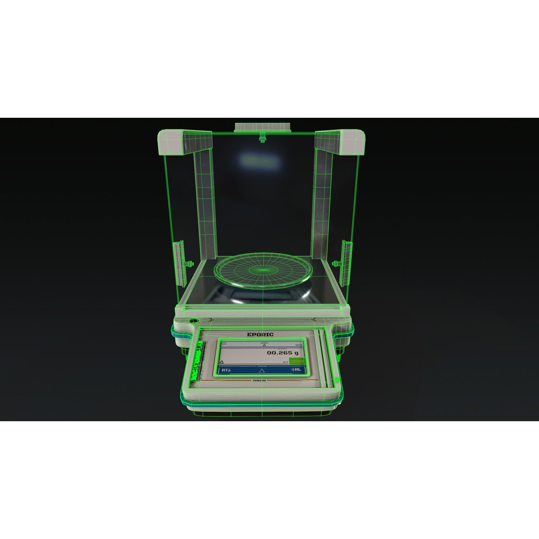 Laboratory Equipment 3D Model – Low Poly PBR Asset, FBX, OBJ - View 15