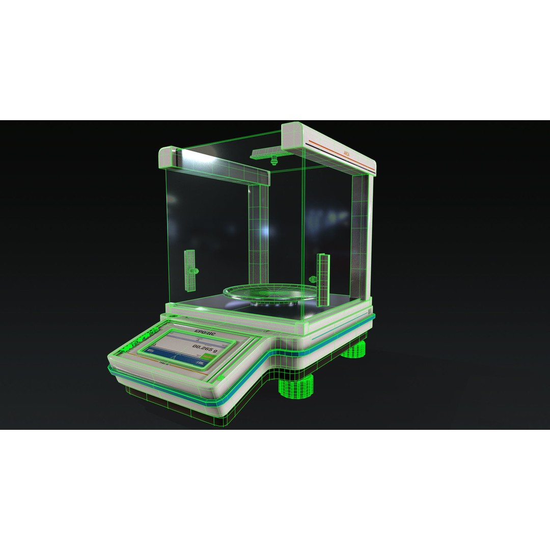 Laboratory Equipment 3D Model – Low Poly PBR Asset, FBX, OBJ - View 16