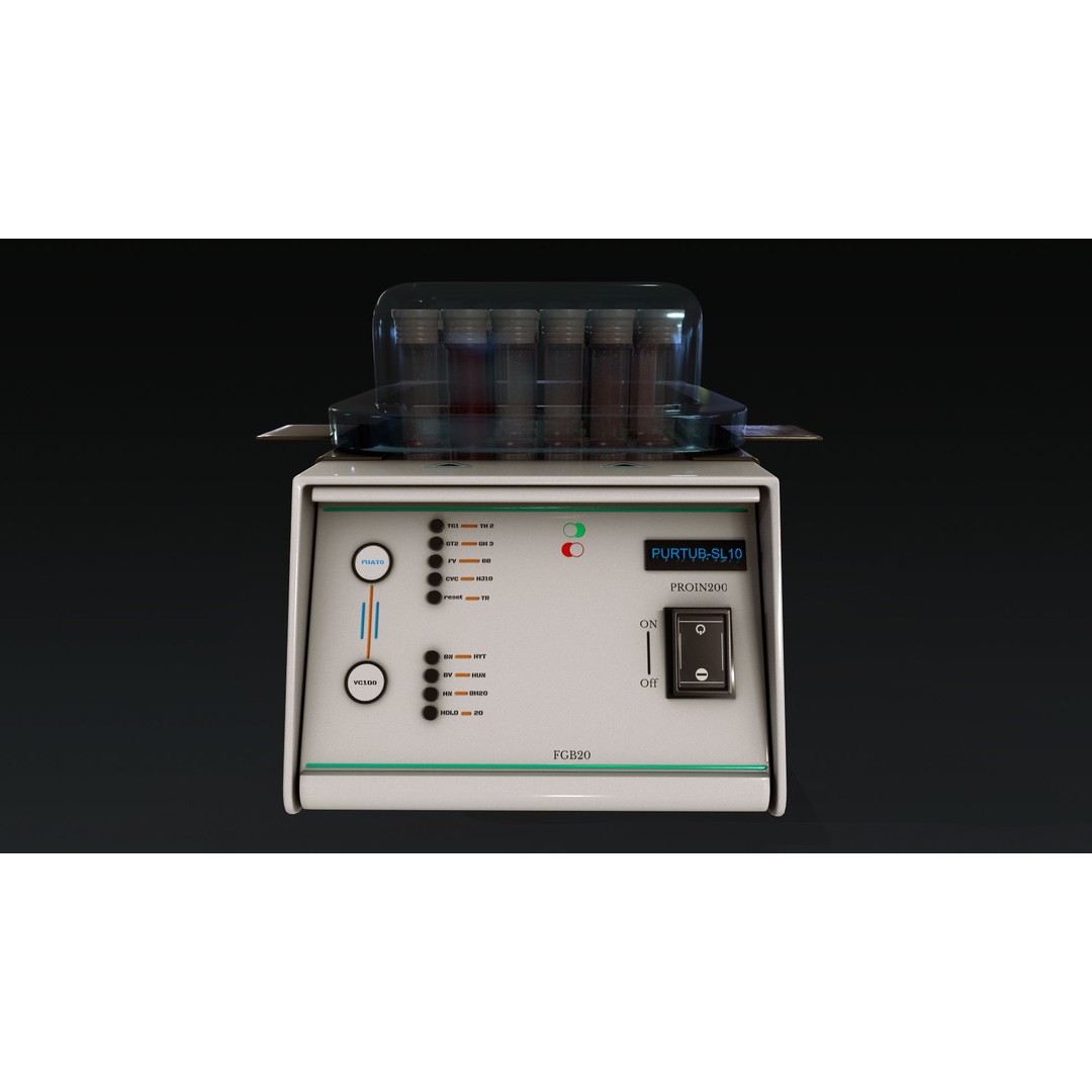 Laboratory Equipment 3D Model – Low Poly PBR Asset, FBX, OBJ - View 18