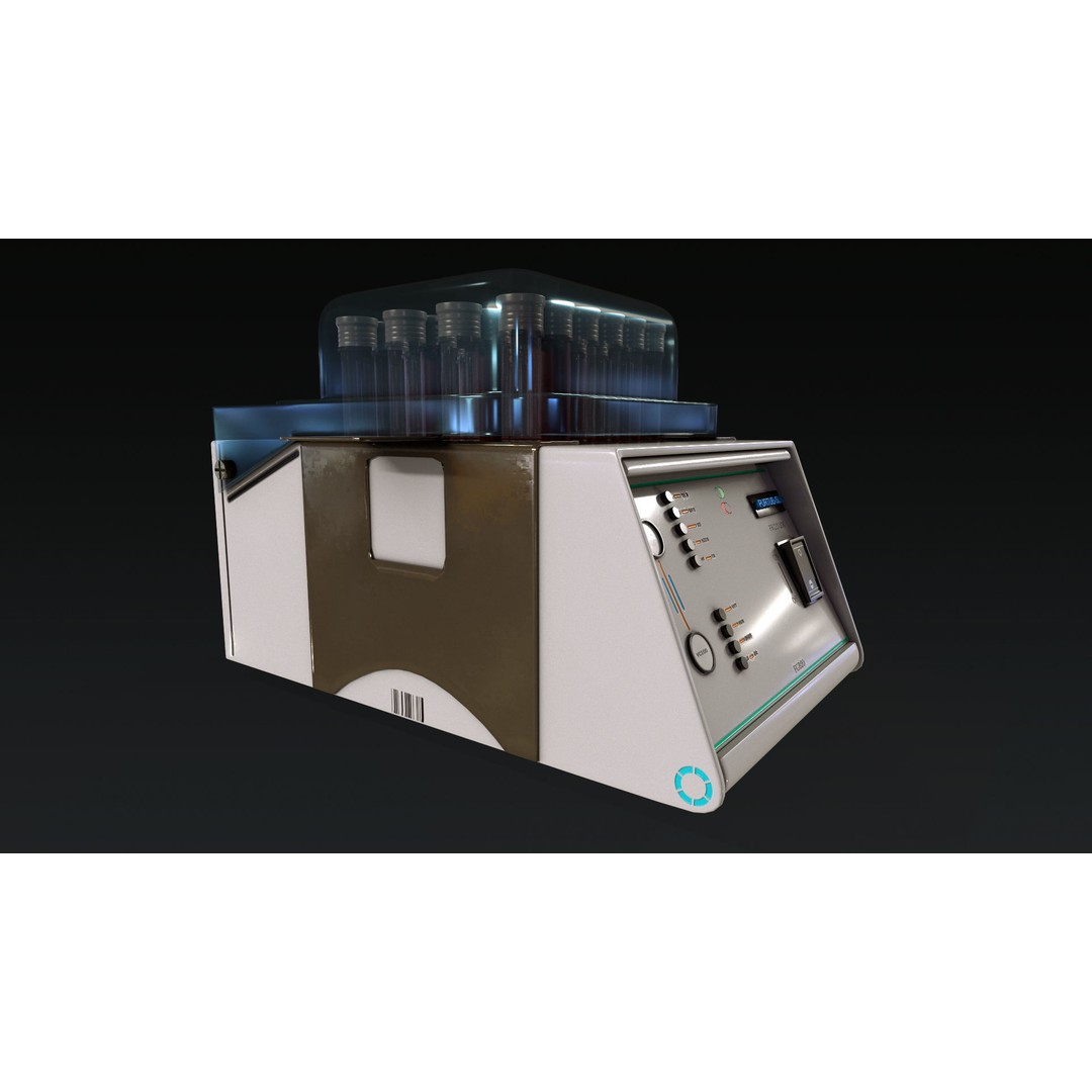 Laboratory Equipment 3D Model – Low Poly PBR Asset, FBX, OBJ - View 19