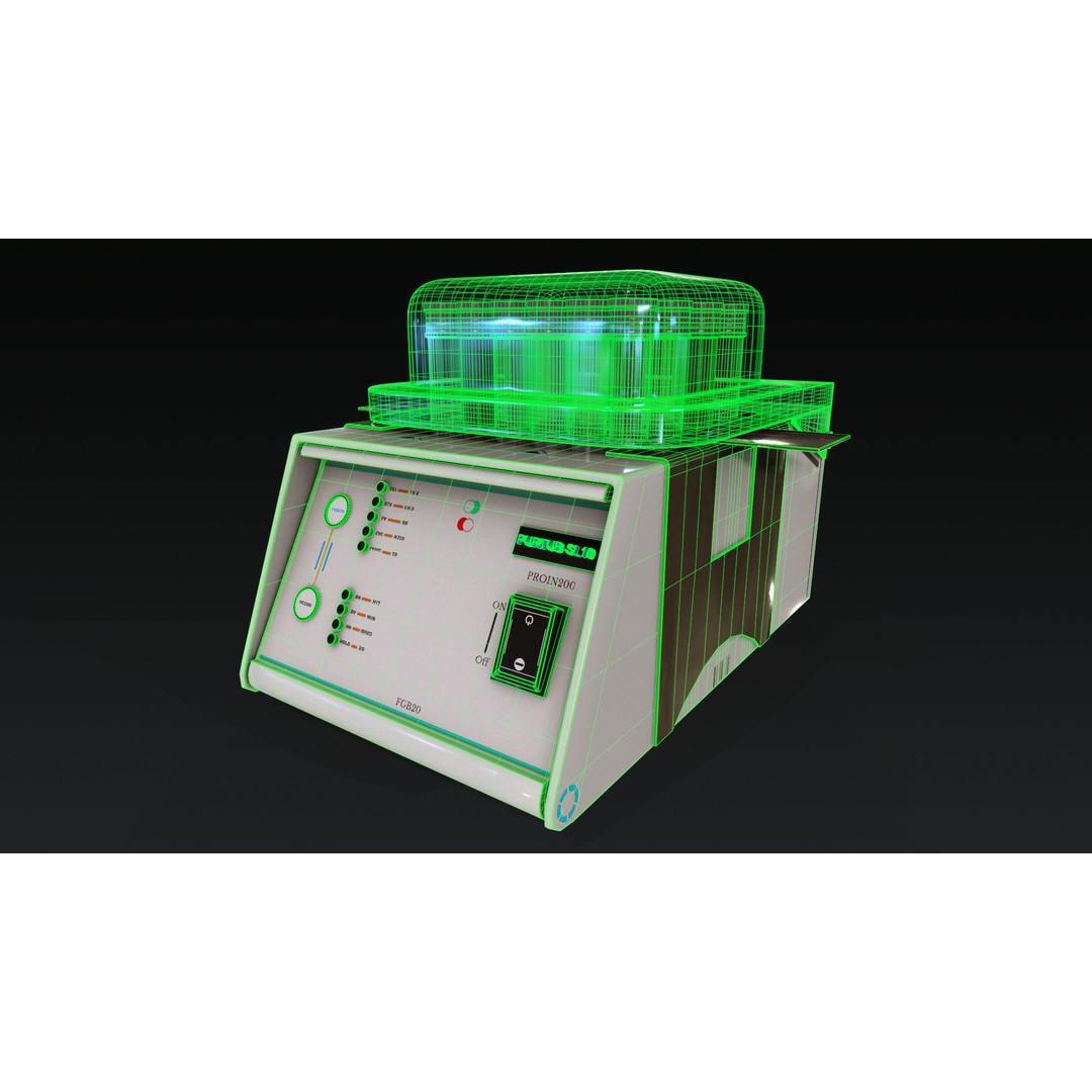 Laboratory Equipment 3D Model – Low Poly PBR Asset, FBX, OBJ - View 21