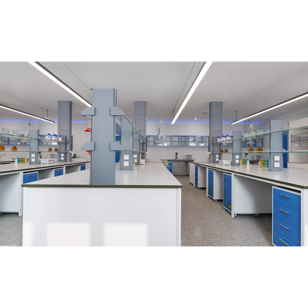 Modern Science Laboratory 3D Model – High Poly Interior, FBX/OBJ - View 10