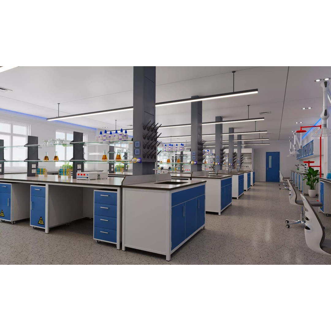 Modern Science Laboratory 3D Model – High Poly Interior, FBX/OBJ - View 13