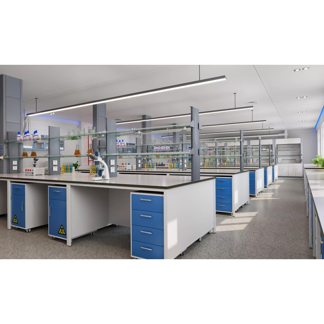 Modern Science Laboratory 3D Model – High Poly Interior, FBX/OBJ - View 14